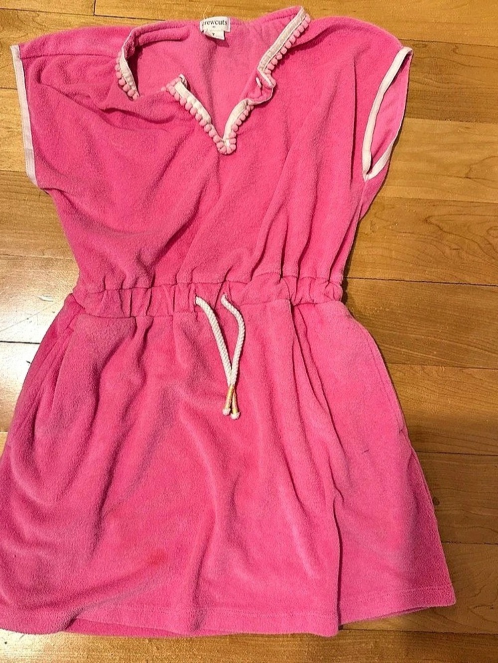 Crewcuts Girls Pink coverup Size 7 Excellent condition